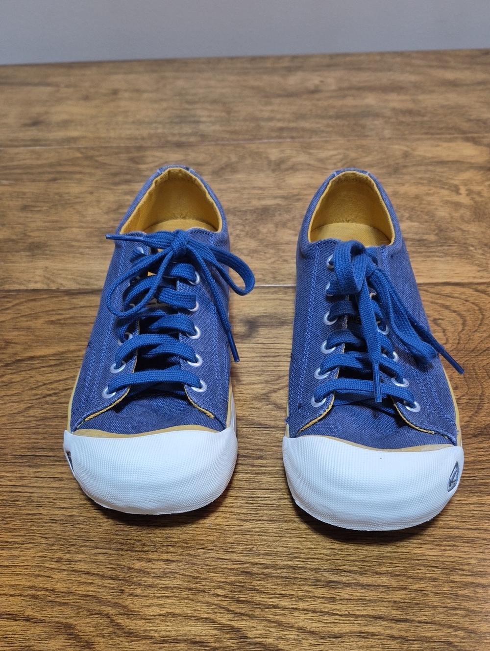 KEEN Women's Coronado Blue Canvas Casual Sneaker, Size US 8 - Picture 4 of 16